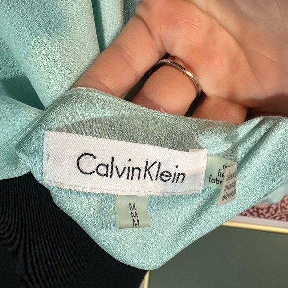 Calvin Klein Light Blue Women's Blouse Size M - Picture 5 of 5